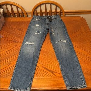 Forever21 Straight Blue Jeans Distressed Men’s Size 30 NWT Brand New